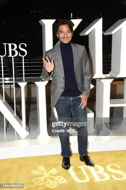 Actor Stephen Fung Tak-lun attends K11 Night event at K11 MUSEA on December 3, 2022 in Hong Kong, China.