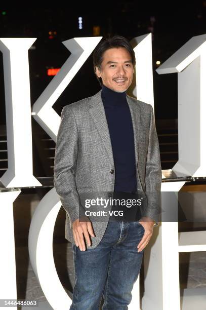 Actor Stephen Fung Tak-lun attends K11 Night event at K11 MUSEA on December 3, 2022 in Hong Kong, China.