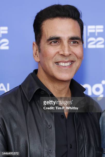 Akshay Kumar poses ahead of his "in Conversation with" at the Red Sea International Film Festival on December 03, 2022 in Jeddah, Saudi Arabia.