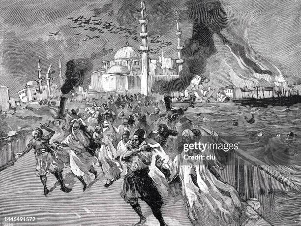 earthquake in istanbul - istanbul stock illustrations