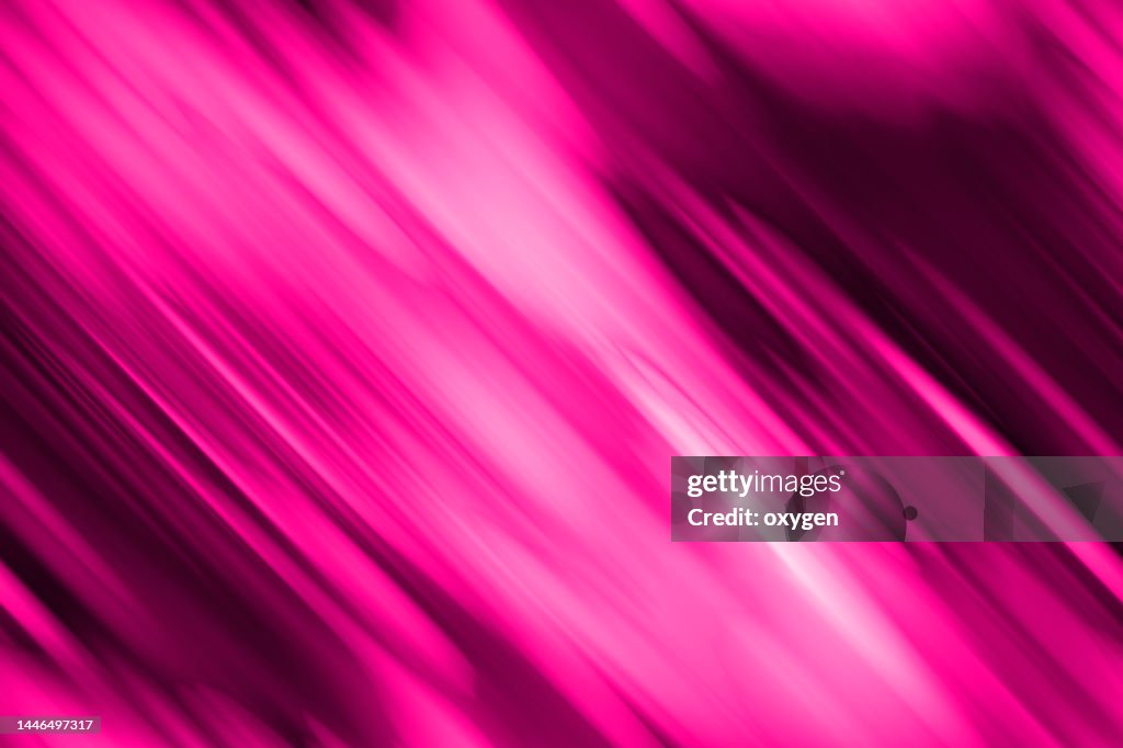 Abstract Speed Motion Pink Blur Striped Glitch Distorted Tilt Seamless Pattern Background. Viva Magenta Trend Color 2023. Swatch Artist Pallete