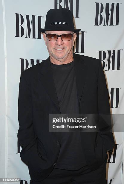 Composer Mike Post arrives at the 60th Annual BMI Film And Television Awards at the Four Seasons Beverly Wilshire Hotel on May 16, 2012 in Beverly...