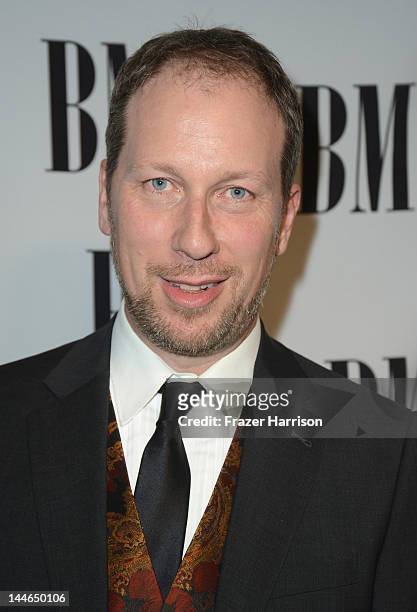 Composer Rolfe Kent arrives at the 60th Annual BMI Film And Television Awards at the Four Seasons Beverly Wilshire Hotel on May 16, 2012 in Beverly...