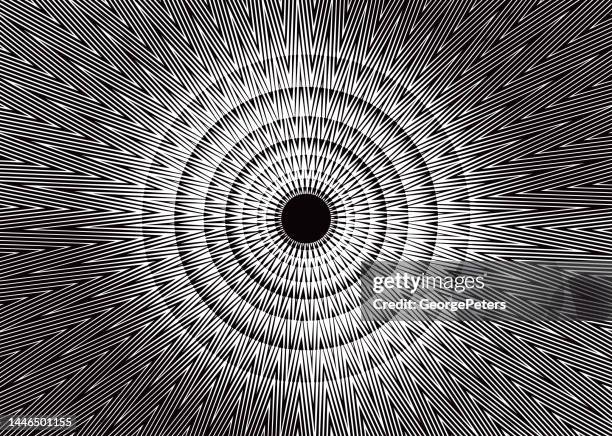 sun with sunbeams abstract background - sacred geometry stock illustrations