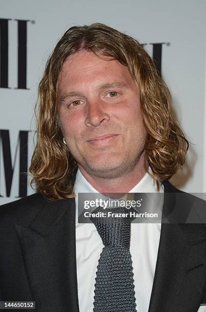 Composer Michael Corcoran arrives at the 60th Annual BMI Film And Television Awards at the Four Seasons Beverly Wilshire Hotel on May 16, 2012 in...