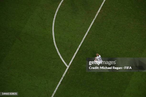 Tim Ream of United States look dejected after their sides' elimination from the tournament during the FIFA World Cup Qatar 2022 Round of 16 match...