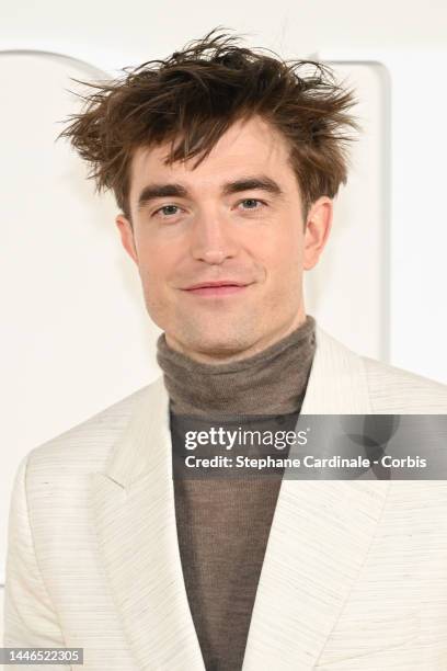 Robert Pattinson attends the Dior Fall 2023 Menswear Show on December 03, 2022 in Giza, Egypt.