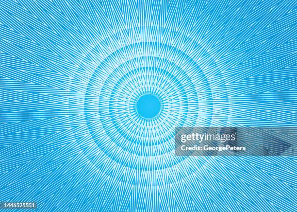 sun with sunbeams abstract background - kaleidoscope pattern stock illustrations
