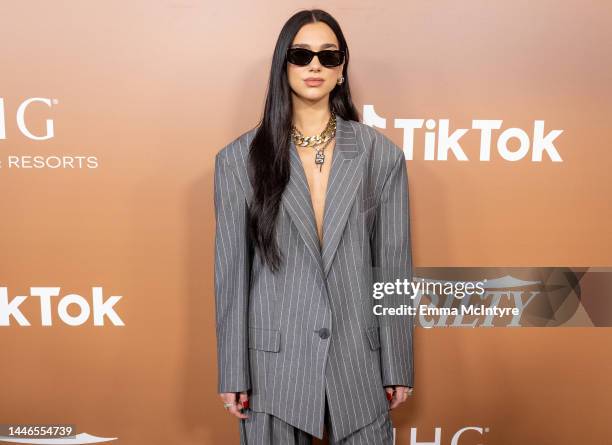 Dua Lipa attends Variety's 2022 Hitmakers brunch at City Market Social House on December 03, 2022 in Los Angeles, California.