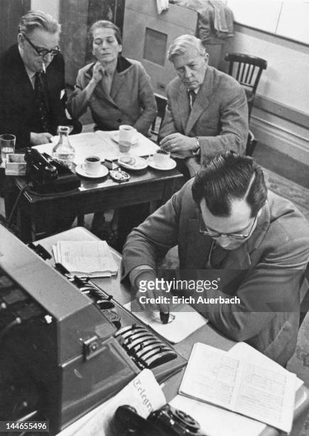 English producer Walter Legge , Hungarian pianist Annie Fischer , her husband, Hungarian musicologist Aladar Toth and German conductor Wolfgang...