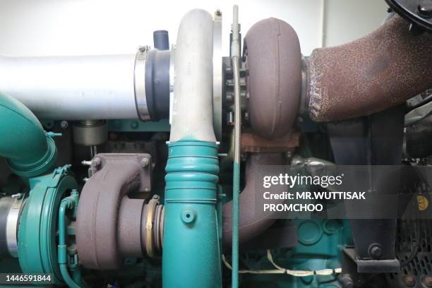 engine turbo. - compressor stock pictures, royalty-free photos & images