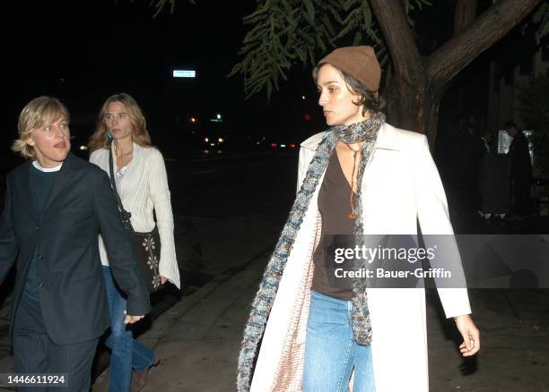 Ellen DeGeneres is seen on November 10, 2002 in Los Angeles, California.