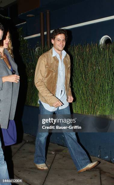 Ioan Gruffudd is seen on November 10, 2002 in Los Angeles, California.