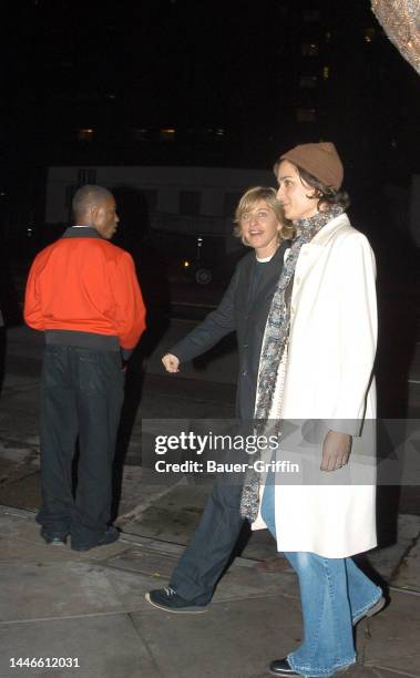 Ellen DeGeneres is seen on November 10, 2002 in Los Angeles, California.