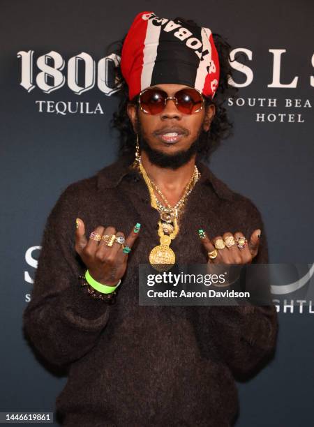 Trinidad James attends MAXIM Celebrates Art Basel Miami Beach with December 2022 issue party at Hyde Beach at SLS South Beach on December 03, 2022 in...