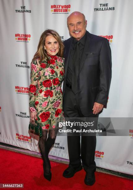 Dr. Phil and Robin McGraw attend the Thalians Winter Gala at The Hollywood Museum on December 03, 2022 in Hollywood, California.