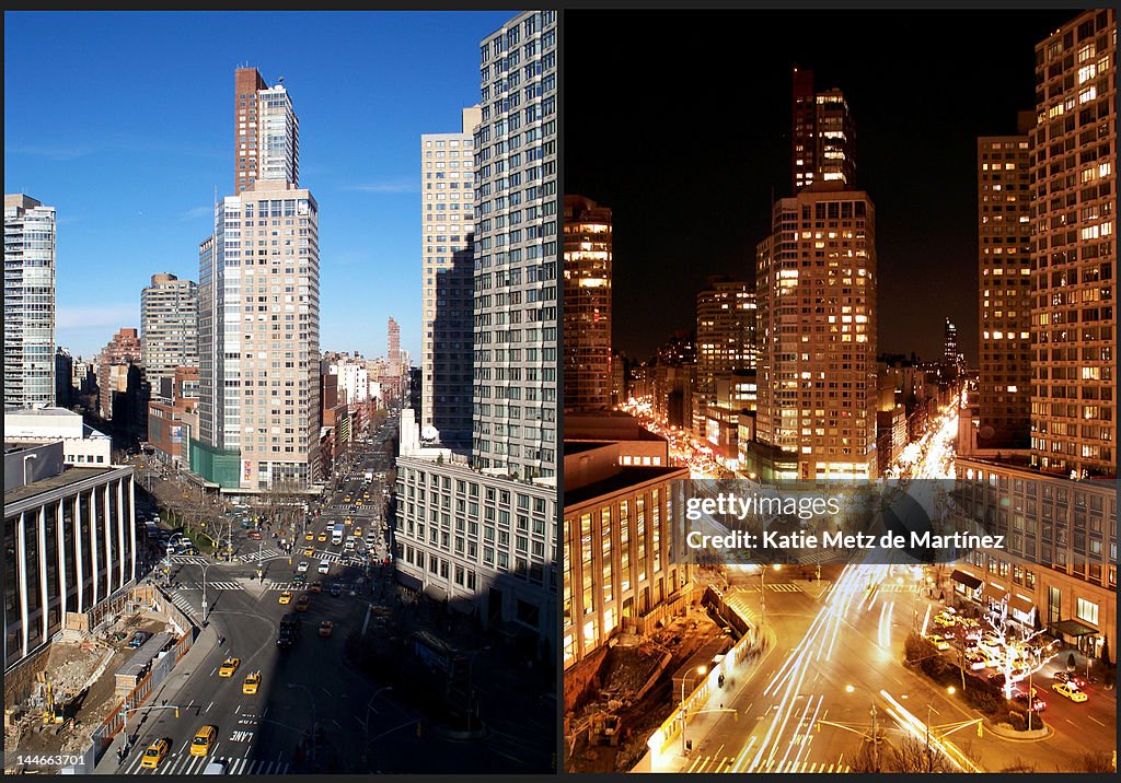 New York - Day and Night