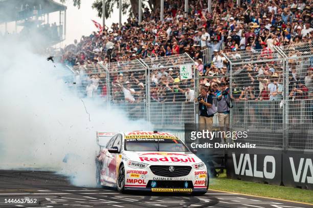 Shane van Gisbergen driver of the Red Bull Ampol Holden Commodore ZB during race 2 of the Adelaide 500, which is part of the 2022 Supercars...