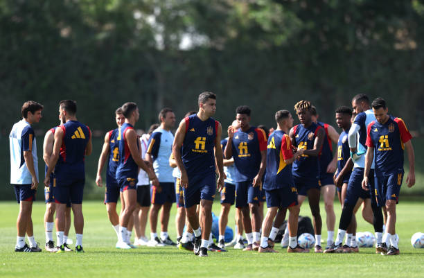 QAT: Spain Training Session and Press Conference - FIFA World Cup Qatar 2022