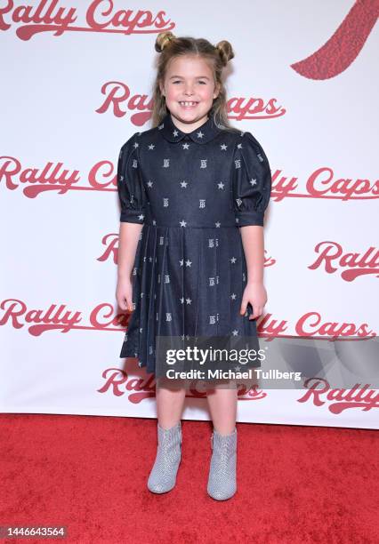 Chloe LaCore attends a screening of "Rally Caps" at Directors Guild Of America on December 03, 2022 in Los Angeles, California.