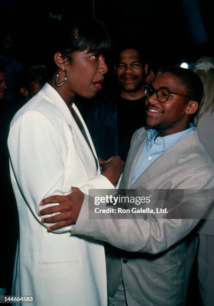 Singer Natalie Cole and son Robert Yancy attending the screening of "Beverly Hills Cop" on May 22, 1994 at Mann Chinese Theater in Hollywood,...