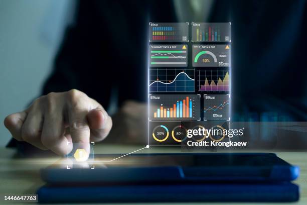 project manager working with gantt chart planning schedule, tracking milestones and updating tasks progress - gantt chart stock pictures, royalty-free photos & images