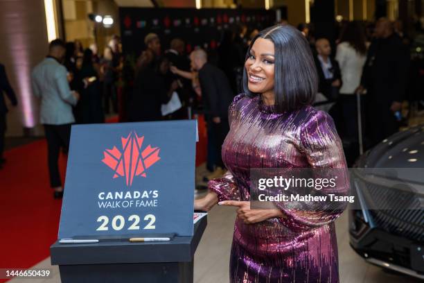 Traci Melchor attends the unveiling of Canada’s Walk of Fame commemorative plaques during the 2022 Canada's Walk of Fame Gala at Beanfield Centre,...