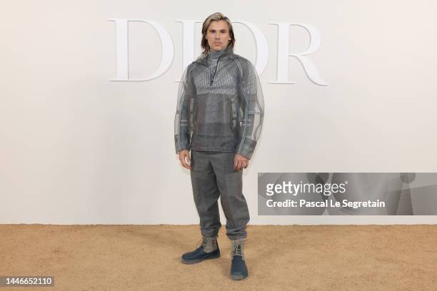 Orelsan attends the Dior Fall 2023 Menswear Collection on December 03, 2022 in Cairo, Egypt.