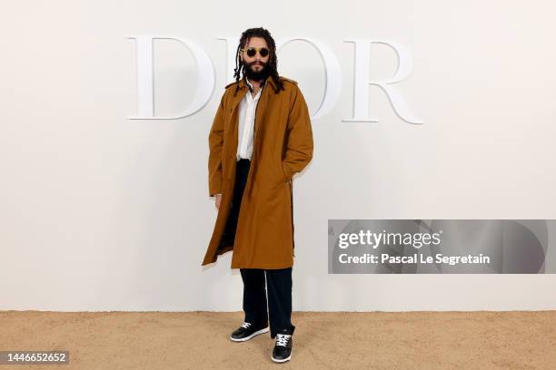 Rawkan Binbella attends the Dior Fall 2023 Menswear Collection on December 03, 2022 in Cairo, Egypt.