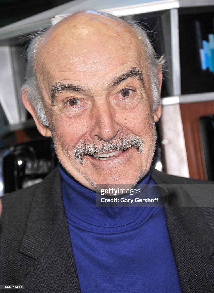 Sean Connery Rings The NYSE Opening Bell