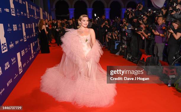 Florence Pugh attends the British Independent Film Awards 2022 at Old Billingsgate on December 04, 2022 in London, England.