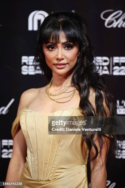 Adhrucia Apana attends the "Rebel" screening at the Red Sea International Film Festival on December 04, 2022 in Jeddah, Saudi Arabia.