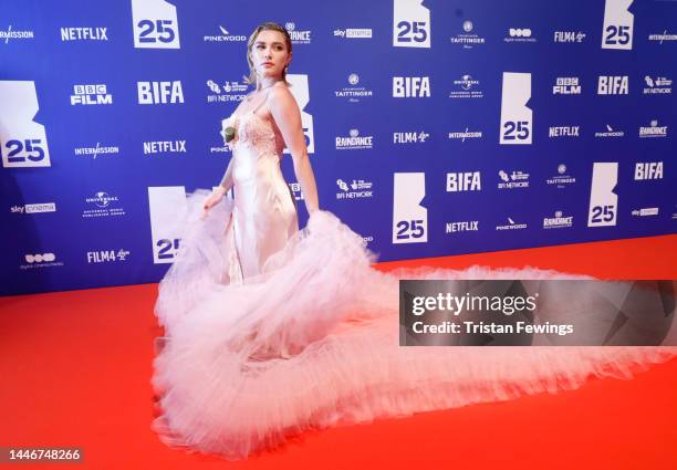 Florence Pugh attends the British Independent Film Awards 2022 at Old Billingsgate on December 04, 2022 in London, England.