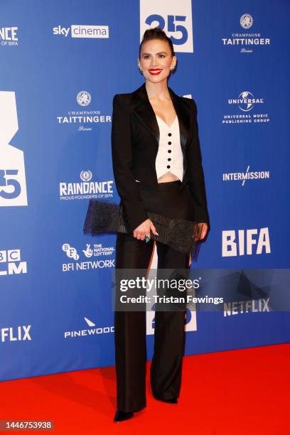 Hayley Atwell attends the British Independent Film Awards 2022 at Old Billingsgate on December 04, 2022 in London, England.