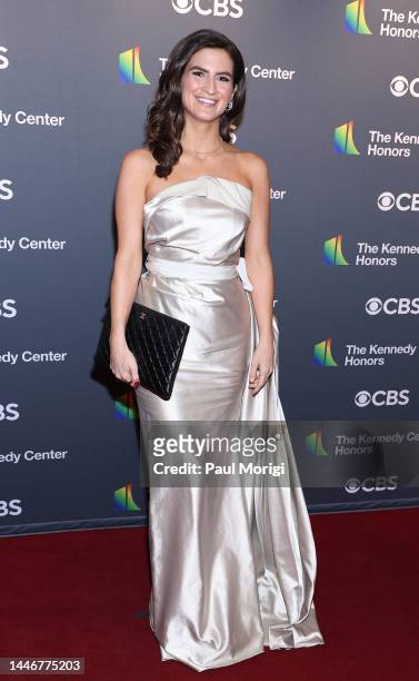 Kaitlan Collins attends the 45th Kennedy Center Honors ceremony at The Kennedy Center on December 04, 2022 in Washington, DC.