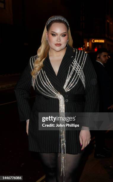 Nikkie de Jager attends the British Vogue Forces for Change Dinner at The Londoner Hotel on December 04, 2022 in London, England.