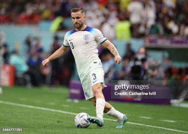 Eng3 during the FIFA World Cup Qatar 2022 Round of 16 match between England and Senegal at Al Bayt Stadium on December 04, 2022 in Al Khor, Qatar.