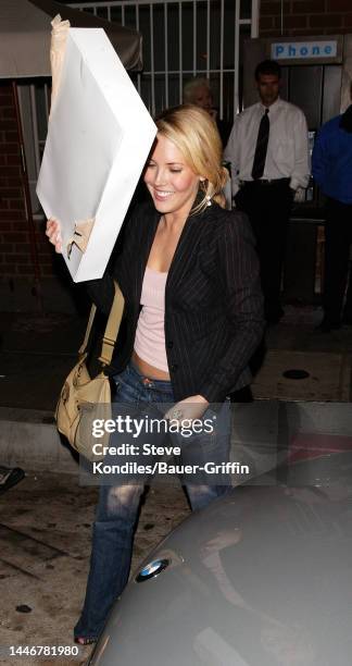 Mercedes McNab is seen on March 24, 2004 in Los Angeles, California.