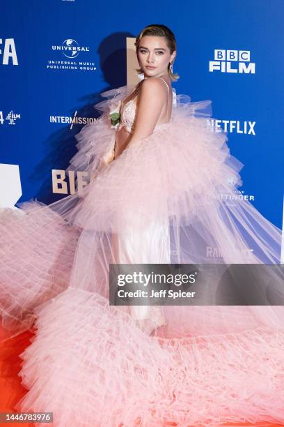 Florence Pugh attends the British Independent Film Awards 2022 at Old Billingsgate on December 04, 2022 in London, England.