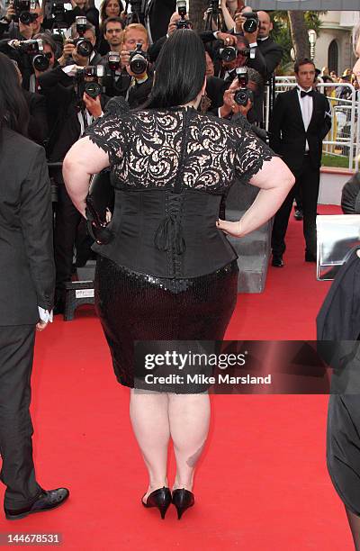 Beth Ditto attends the "De Rouille et D'os" Premiere during the 65th Annual Cannes Film Festival at the Palais des Festivals on May 17, 2012 in...