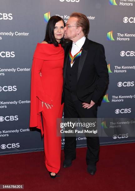 Honoree Bono and Ali Hewson attend the 45th Kennedy Center Honors ceremony at The Kennedy Center on December 04, 2022 in Washington, DC.