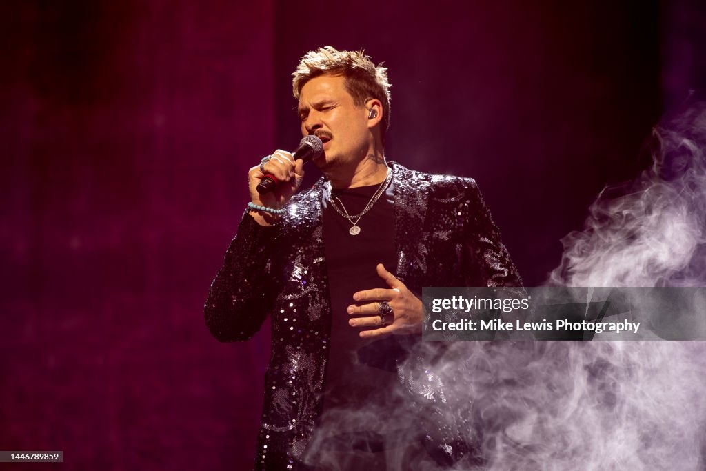 Blue Perform At Cardiff International Arena