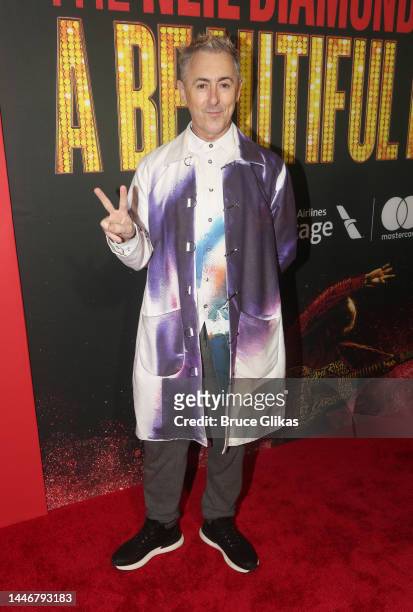 Alan Cumming poses at the opening night of the new Neil Diamond musical "A Beautiful Noise" on Broadway at The Broadhurst Theater on December 4, 2022...