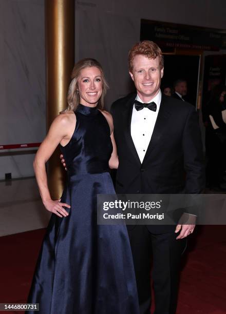 Joe Kennedy III and Lauren Anne Birchfield attend the 45th Kennedy Center Honors ceremony at The Kennedy Center on December 04, 2022 in Washington,...