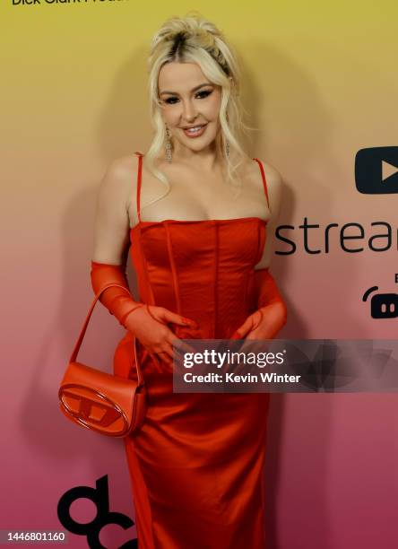 Tana Mongeau attends the 2022 YouTube Streamy Awards at The Beverly Hilton on December 04, 2022 in Beverly Hills, California.