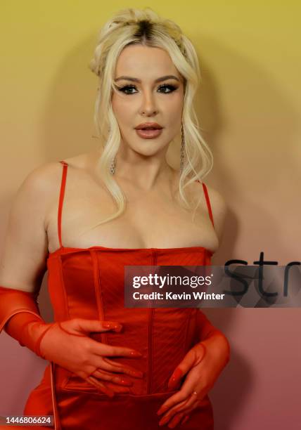 Tana Mongeau attends the 2022 YouTube Streamy Awards at The Beverly Hilton on December 04, 2022 in Beverly Hills, California.