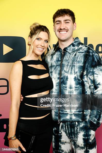 Ariack Hope LaVine and Airrack attend the 2022 YouTube Streamy Awards at The ...