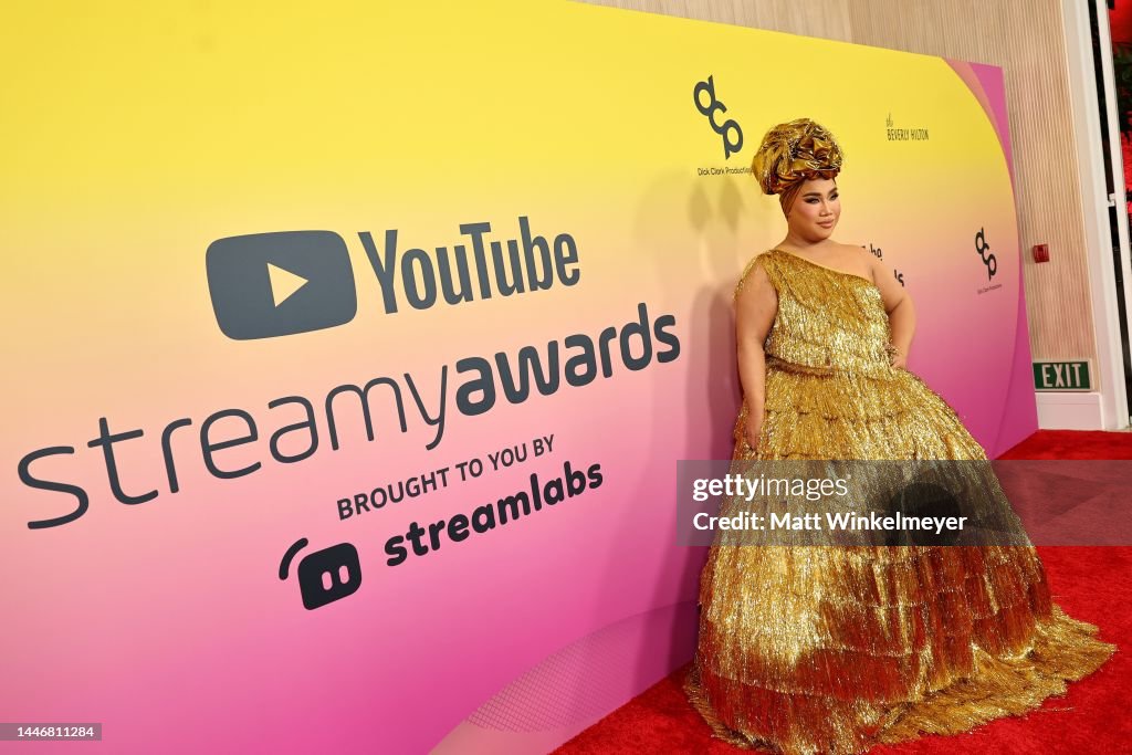 Streamy Patrick Starr attends the 2022 YouTube Streamy Awards at the Beverly ...