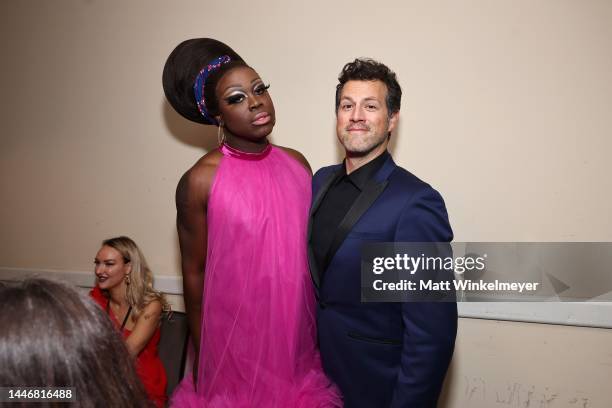 Bob the Drag Queen and Drew Baldwin, Executive Producer, Streamy Awards attend the 2022 YouTube Streamy Awards at the Beverly Hilton on December 04,...