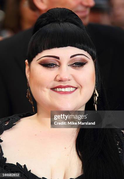 Beth Ditto attends the "De Rouille et D'os" Premiere during the 65th Annual Cannes Film Festival at the Palais des Festivals on May 17, 2012 in...